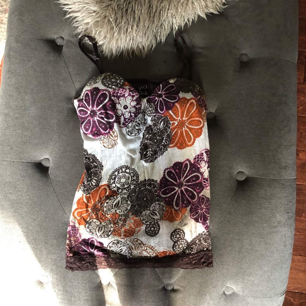 Floral Cami with Built-in Bra